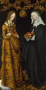 Saints Christina and Ottilia, Lucas Cranach